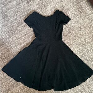 Un Deux Trois Shimmering Black Dress